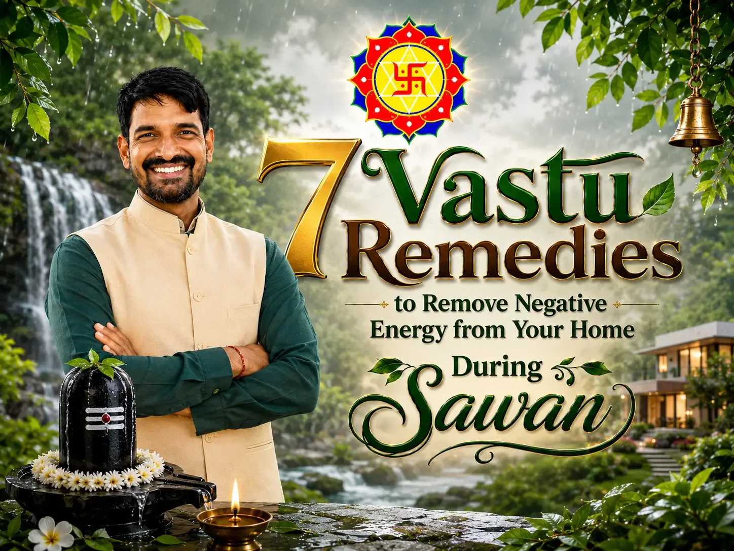 7 Vastu Remedies to Remove Negative Energy from Your Home During Sawan